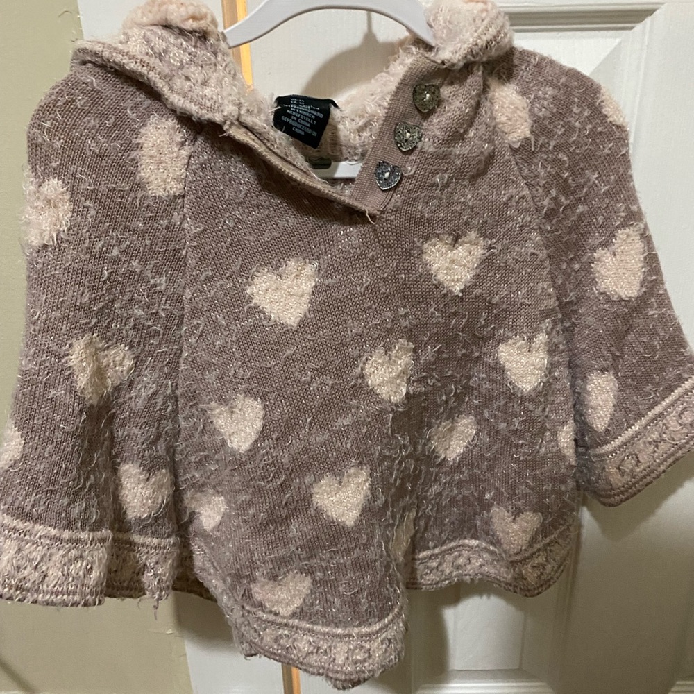 Soft cozy cape